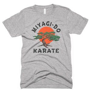 Miyagi-Do Karate T-Shirt Karate Kid Tshirt 80s Movie Shirts Bonsai Plant Shirt